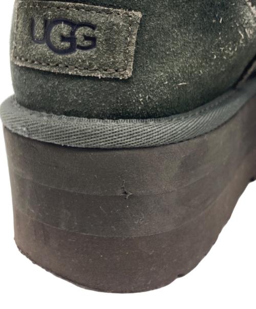 UGG（アグ）UGG (アグ) クラシックウルトラミニプラットフォーム グリーン サイズ:SIZE 24cmの古着・服飾アイテム