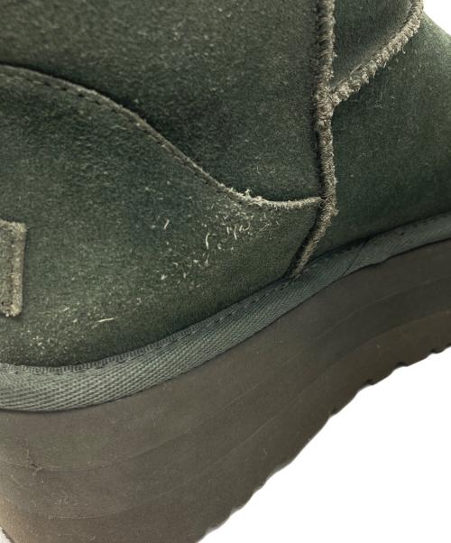 UGG（アグ）UGG (アグ) クラシックウルトラミニプラットフォーム グリーン サイズ:SIZE 24cmの古着・服飾アイテム