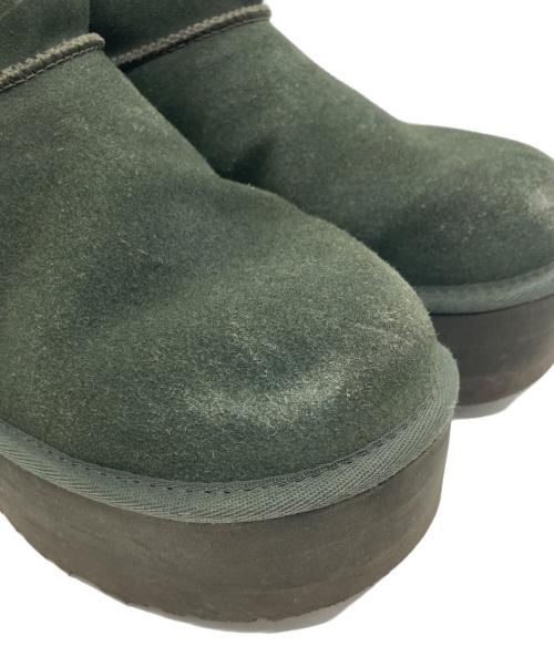 UGG（アグ）UGG (アグ) クラシックウルトラミニプラットフォーム グリーン サイズ:SIZE 24cmの古着・服飾アイテム