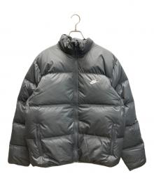 NIKE（ナイキ）の古着「TF CLUB PUFFER JACKET/ティーエフ クラブ パファー ジャケット」｜グレー
