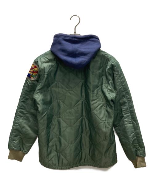 BUZZ RICKSON'S（バズリクソンズ）BUZZ RICKSON'S (バズリクソンズ) CWU-9/P フードドッキングキルティングジャケット オリーブ サイズ:Mの古着・服飾アイテム