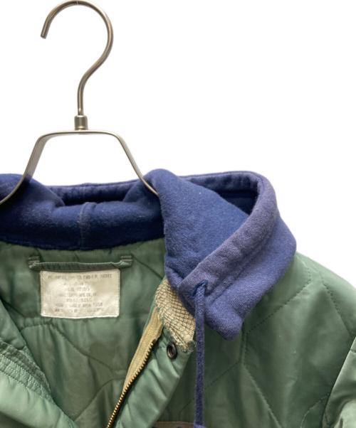 BUZZ RICKSON'S（バズリクソンズ）BUZZ RICKSON'S (バズリクソンズ) CWU-9/P フードドッキングキルティングジャケット オリーブ サイズ:Mの古着・服飾アイテム