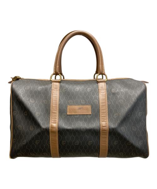 Christian Dior（クリスチャン ディオール）Christian Dior (クリスチャン ディオール) ハニカム柄 ボストンバッグ ブラウンの古着・服飾アイテム
