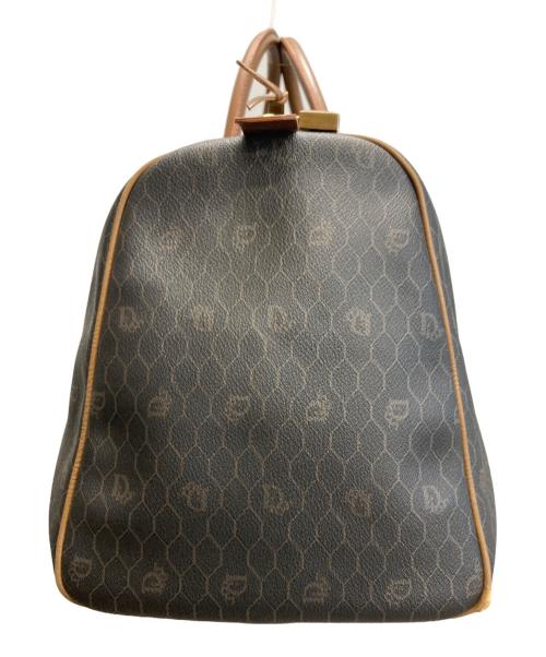 Christian Dior（クリスチャン ディオール）Christian Dior (クリスチャン ディオール) ハニカム柄 ボストンバッグ ブラウンの古着・服飾アイテム