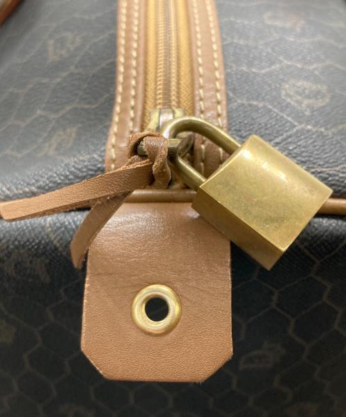 Christian Dior（クリスチャン ディオール）Christian Dior (クリスチャン ディオール) ハニカム柄 ボストンバッグ ブラウンの古着・服飾アイテム