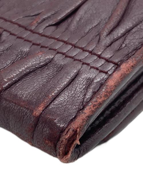 PRADA（プラダ）PRADA (プラダ) 長財布 ボルドーの古着・服飾アイテム