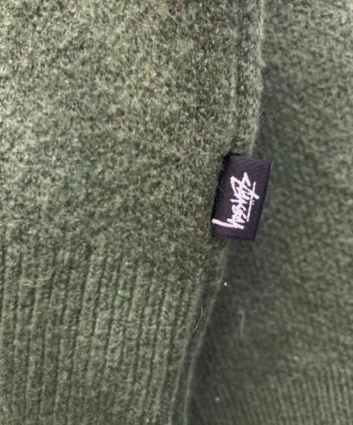 stussy（ステューシー）stussy (ステューシー) ペイズリーセーター　PAISLEY SWEATER グリーン サイズ:Mの古着・服飾アイテム