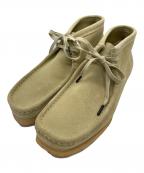 CLARKSクラークス）の古着「ワラビー スエード ブーツ/Wallabee」｜ベージュ