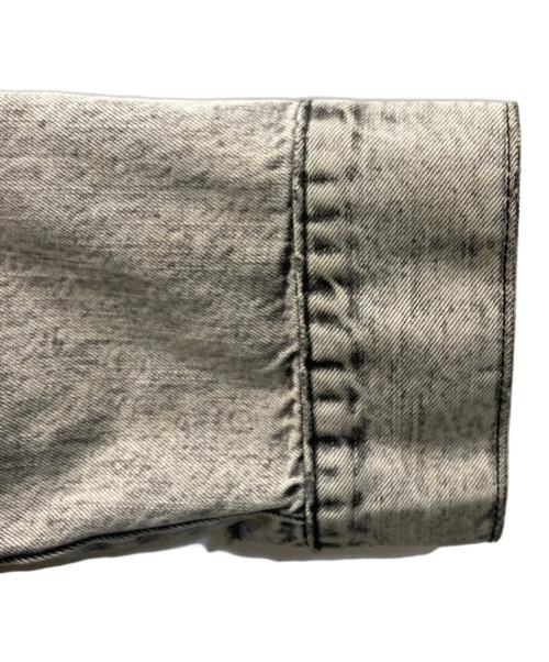 HARLEY-DAVIDSON（ハーレーダビッドソン）HARLEY-DAVIDSON (ハーレーダビッドソン) ウォッシュ加工 裏地チェック デニムジャケット ブラック サイズ:Lの古着・服飾アイテム