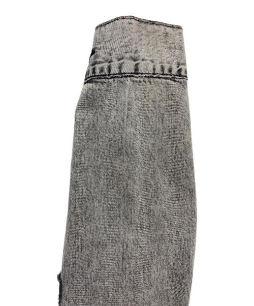 HARLEY-DAVIDSON（ハーレーダビッドソン）HARLEY-DAVIDSON (ハーレーダビッドソン) ウォッシュ加工 裏地チェック デニムジャケット ブラック サイズ:Lの古着・服飾アイテム