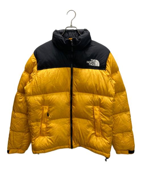 THE NORTH FACE（ザ ノース フェイス）THE NORTH FACE (ザ ノース フェイス) NUPTSE JACKET ヌプシ ジャケット イエロー×ブラック サイズ:XLの古着・服飾アイテム