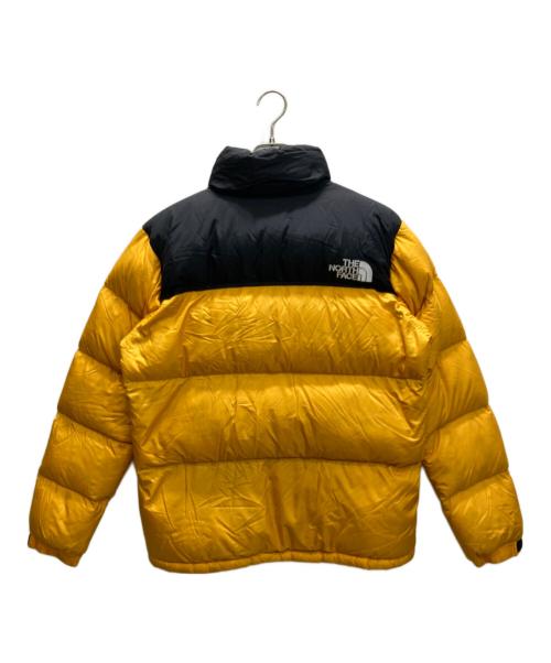 THE NORTH FACE（ザ ノース フェイス）THE NORTH FACE (ザ ノース フェイス) NUPTSE JACKET ヌプシ ジャケット イエロー×ブラック サイズ:XLの古着・服飾アイテム