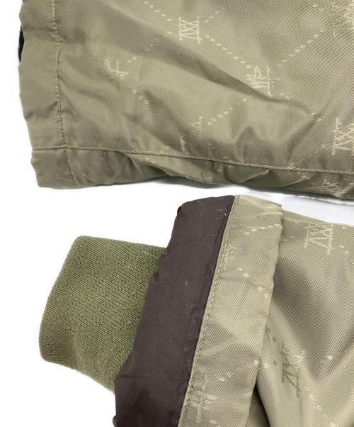 stussy（ステューシー）stussy (ステューシー) 25th N-3B TYPE フーデットダウンコート グリーン サイズ:Lの古着・服飾アイテム