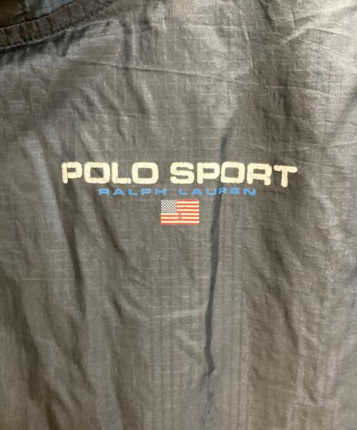 POLO SPORT（ポロスポーツ）POLO SPORT (ポロスポーツ) アノラックパーカー ブラック サイズ:SIZE Mの古着・服飾アイテム