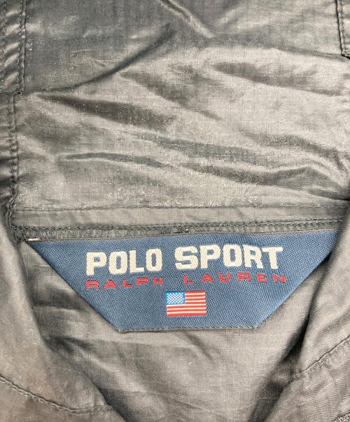 POLO SPORT（ポロスポーツ）POLO SPORT (ポロスポーツ) アノラックパーカー ブラック サイズ:SIZE Mの古着・服飾アイテム