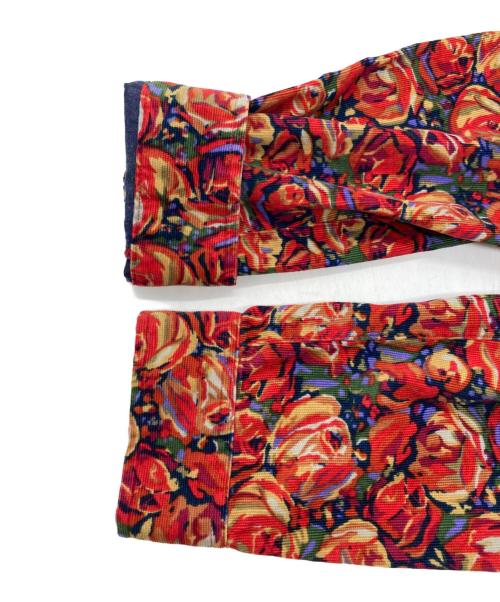 SUPREME（シュプリーム）SUPREME (シュプリーム) Roses Corduroy Shirt レッド サイズ:Mの古着・服飾アイテム