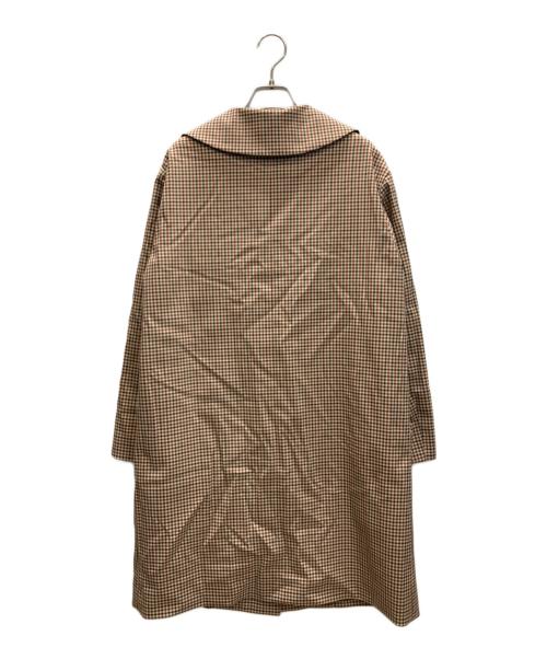 MACKINTOSH LONDON（マッキントッシュ ロンドン）MACKINTOSH LONDON (マッキントッシュ ロンドン) ライナー付 ガンクラブチェック コート/Gun Club Check Coat with Liner ベージュ×ブラウン サイズ:Mの古着・服飾アイテム
