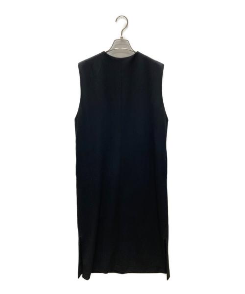UNFILO（アンフィーロ）UNFILO (アンフィーロ) BEAUTY MOVE キーネックジャンスカ ブラック サイズ:SIZE Sの古着・服飾アイテム