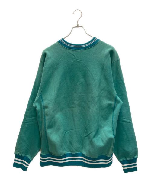 Champion REVERSE WEAVE（チャンピオン リバース ウィーブ）Champion REVERSE WEAVE (チャンピオン リバース ウィーブ) ロゴ刺繍スウェット グリーン サイズ:Lの古着・服飾アイテム