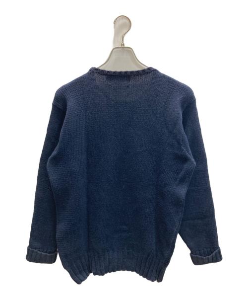 POLO SPORT（ポロスポーツ）POLO SPORT (ポロスポーツ) 90’s ロゴ刺繍コットンニット ネイビー サイズ:SIZE Mの古着・服飾アイテム