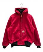 CarHarttカーハート）の古着「アクティブジャケット　Active Jacket」｜レッド