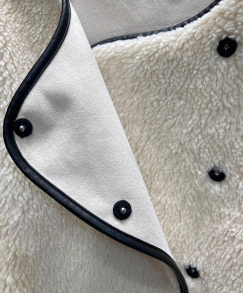 AKTE（アクテ）AKTE (アクテ) ボアミドルブルゾン ホワイト サイズ:SIZE Freeの古着・服飾アイテム