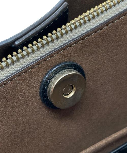 FURLA（フルラ）FURLA (フルラ) ミネルヴァ ショルダーバッグ ブラック×グレーの古着・服飾アイテム