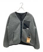 THE NORTH FACEザ ノース フェイス）の古着「リバーシブルエクストリームパイルカーディガン　Reversible Extreme Pile Cardigan」｜グレー