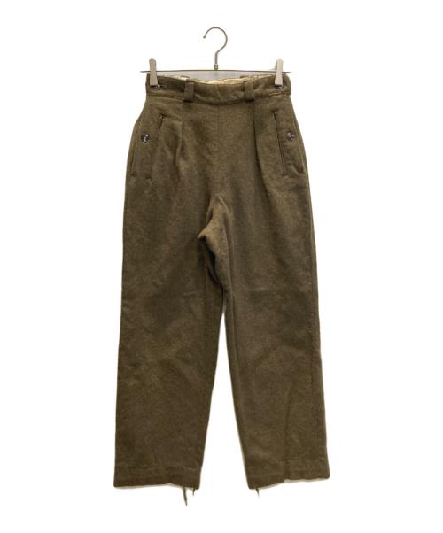 フランス軍（フランスグン）フランス軍 (フランスグン) ウールパンツ ブラウン サイズ:SIZE 40-Mの古着・服飾アイテム