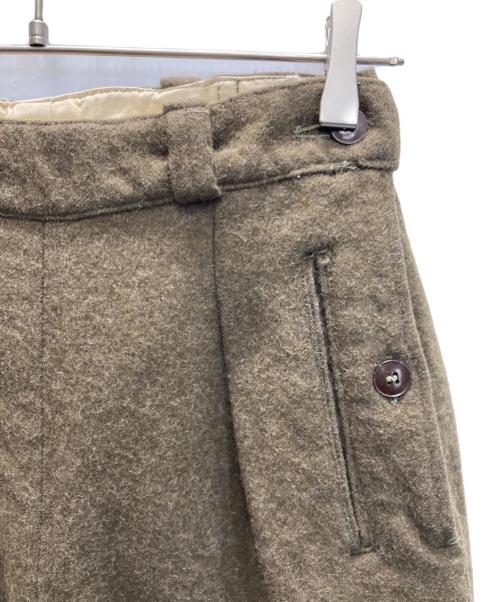 フランス軍（フランスグン）フランス軍 (フランスグン) ウールパンツ ブラウン サイズ:SIZE 40-Mの古着・服飾アイテム