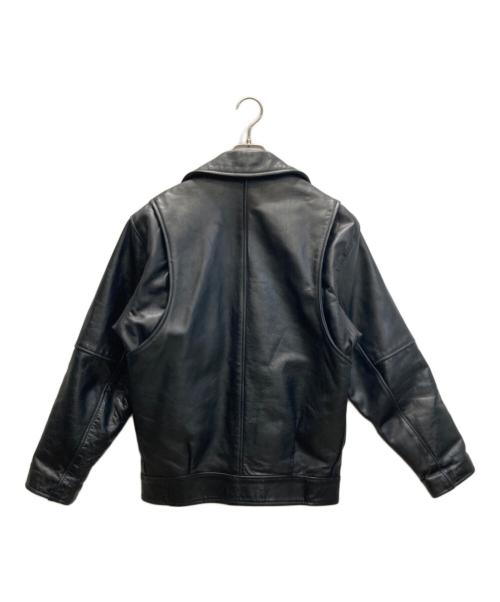 Schott（ショット）Schott (ショット) ポリスマンレザージャケット ブラック サイズ:SIZE 36の古着・服飾アイテム