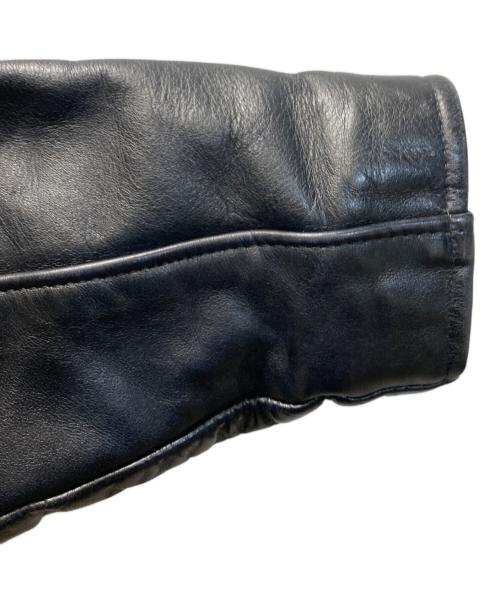 Schott（ショット）Schott (ショット) ポリスマンレザージャケット ブラック サイズ:SIZE 36の古着・服飾アイテム