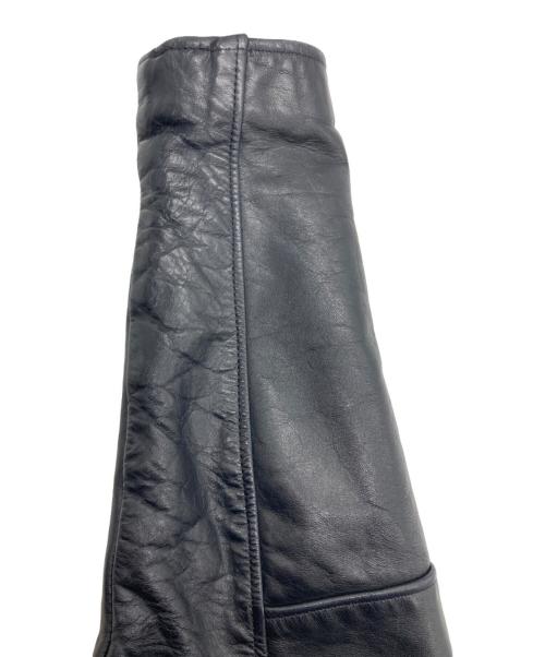 Schott（ショット）Schott (ショット) ポリスマンレザージャケット ブラック サイズ:SIZE 36の古着・服飾アイテム