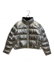 NIKE×OLIVIA KIM（ナイキ×オリビア キム）の古着「メタリックシルバー中綿ジャケット」｜シルバー