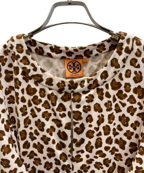 TORY BURCH（トリーバーチ）TORY BURCH (トリーバーチ) 総柄ワンピース ブラウン サイズ:Sの古着・服飾アイテム