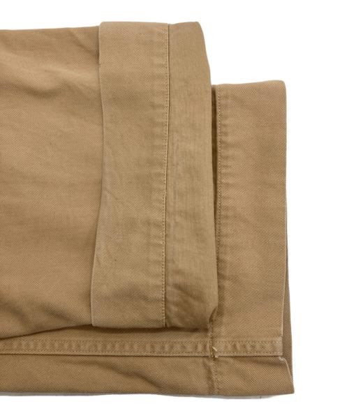 PHIGVEL（フィグベル）PHIGVEL (フィグベル) OFFICER TROUSERS WIDE オフセット チノパン ベージュ サイズ:SIZE W32×L30の古着・服飾アイテム