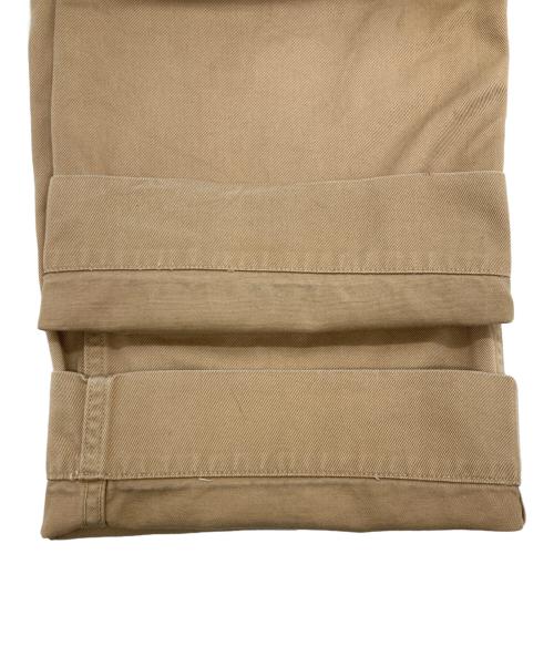 PHIGVEL（フィグベル）PHIGVEL (フィグベル) OFFICER TROUSERS WIDE オフセット チノパン ベージュ サイズ:SIZE W32×L30の古着・服飾アイテム