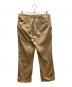 PHIGVEL (フィグベル) OFFICER TROUSERS WIDE オフセット チノパン ベージュ サイズ:SIZE W32×L30：7000円