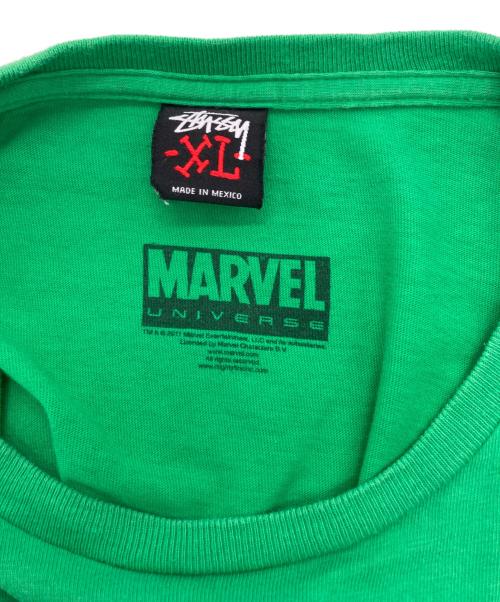 stussy（ステューシー）stussy (ステューシー) MARVEL (マーベル) ドクターオクトパス Tシャツ グリーン サイズ:XLの古着・服飾アイテム