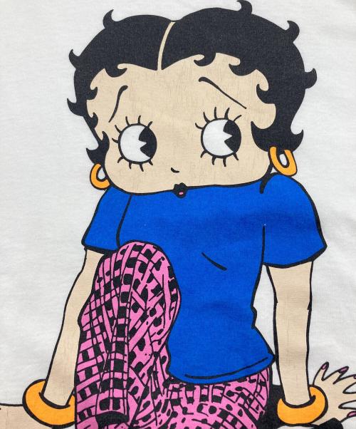 COLLEGE WARE（カレッジ ウェア）COLLEGE WARE (カレッジ ウェア) Betty Boop Tシャツ ホワイト サイズ:ONE SIZEの古着・服飾アイテム