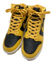 NIKE×wu-tang clan（ナイキ×ウータンクラン）の古着「Dunk High Retro PRM "Black and Pollen"/ダンク ハイ レトロ PRM "ブラック アンド パラン"」｜イエロー×ブラック