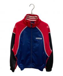 adidas（アディダス）の古着「トラックジャケット」｜ネイビー×レッド