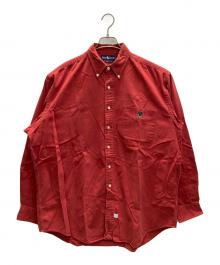 RALPH LAUREN（ラルフローレン）の古着「ポロベア ボタンダウンシャツ」｜レッド