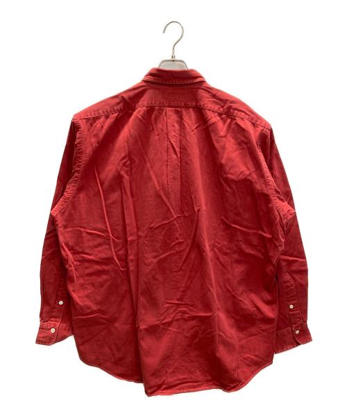 RALPH LAUREN（ラルフローレン）RALPH LAUREN (ラルフローレン) ポロベア ボタンダウンシャツ レッド サイズ:ＸＬの古着・服飾アイテム