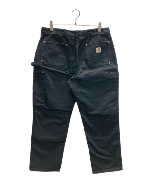 CarHartt（カーハート）CarHartt (カーハート) Men’s Double-Front Work Dungaree ダブルニーダックペインターパンツ ブラック サイズ:W38×L32の古着・服飾アイテム
