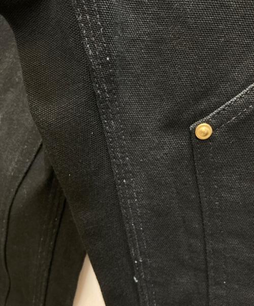 CarHartt（カーハート）CarHartt (カーハート) Men’s Double-Front Work Dungaree ダブルニーダックペインターパンツ ブラック サイズ:W38×L32の古着・服飾アイテム