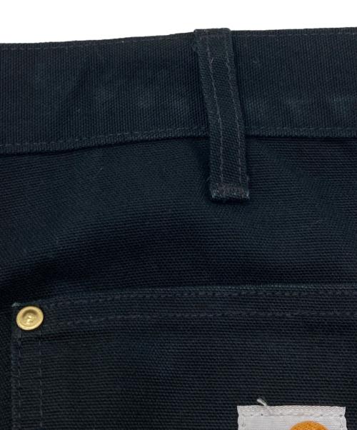 CarHartt（カーハート）CarHartt (カーハート) Men’s Double-Front Work Dungaree ダブルニーダックペインターパンツ ブラック サイズ:W38×L32の古着・服飾アイテム