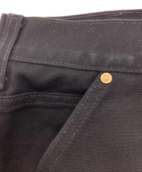 CarHartt（カーハート）CarHartt (カーハート) Men’s Double-Front Work Dungaree ダブルニーダックペインターパンツ ブラック サイズ:W38×L32の古着・服飾アイテム