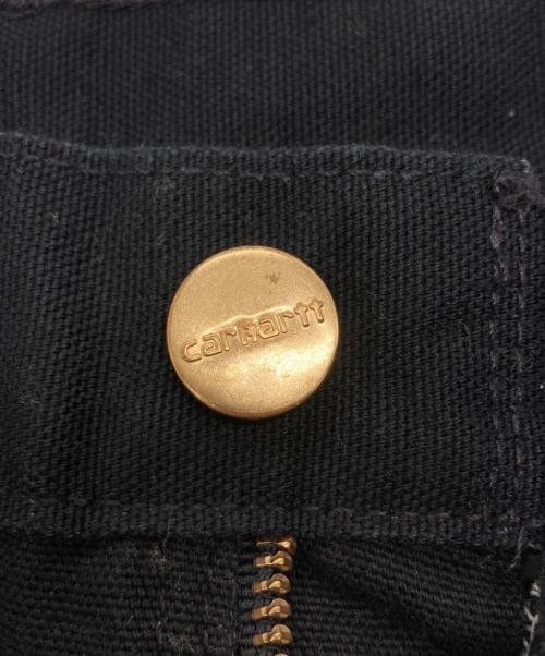CarHartt（カーハート）CarHartt (カーハート) Men’s Double-Front Work Dungaree ダブルニーダックペインターパンツ ブラック サイズ:W38×L32の古着・服飾アイテム