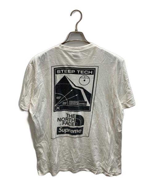 SUPREME（シュプリーム）SUPREME (シュプリーム) THE NORTH FACE (ザ ノース フェイス) Steep Tech Tee ホワイト サイズ:SIZE Lの古着・服飾アイテム